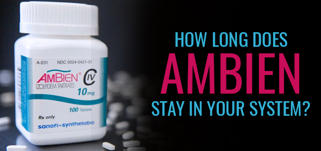 How blood ambien long in
