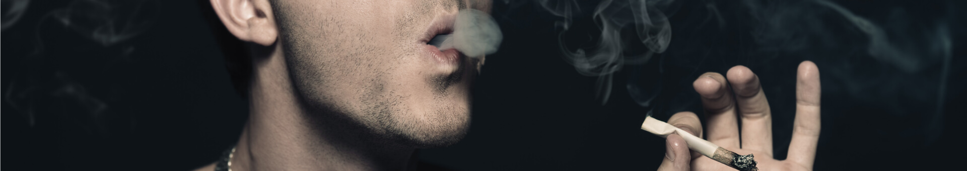 brutal man blowing smoke rigns