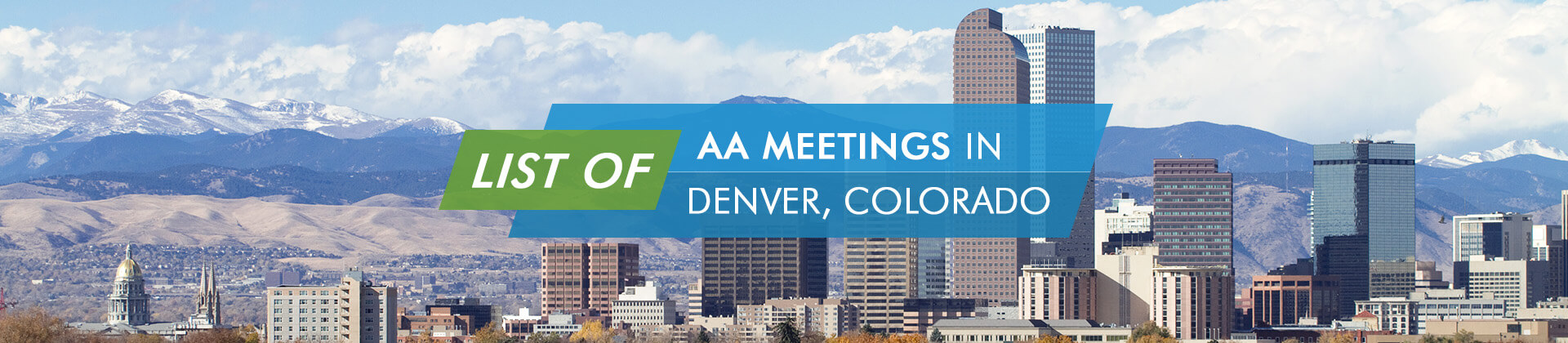 AA Meetings Denver Colorado