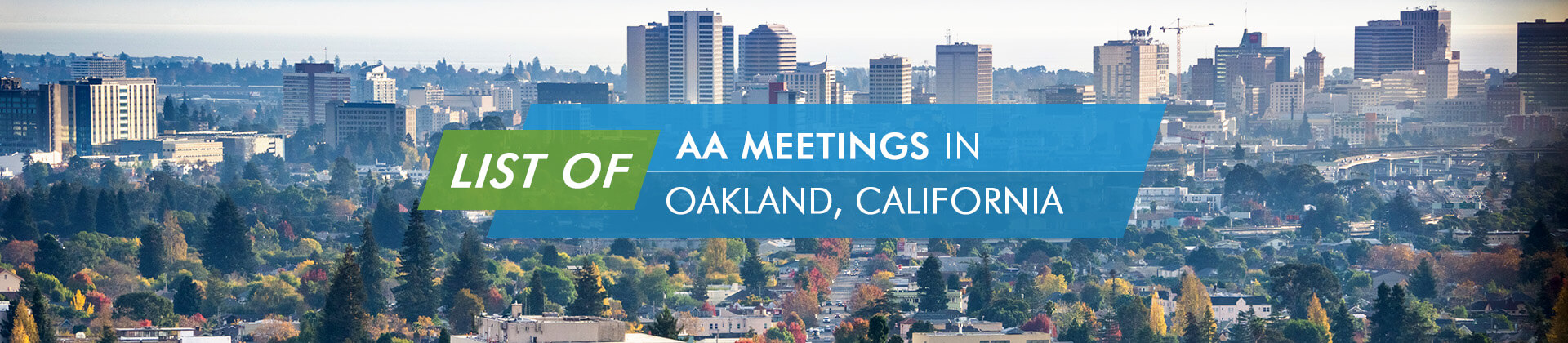 AA Meetings Oakland California