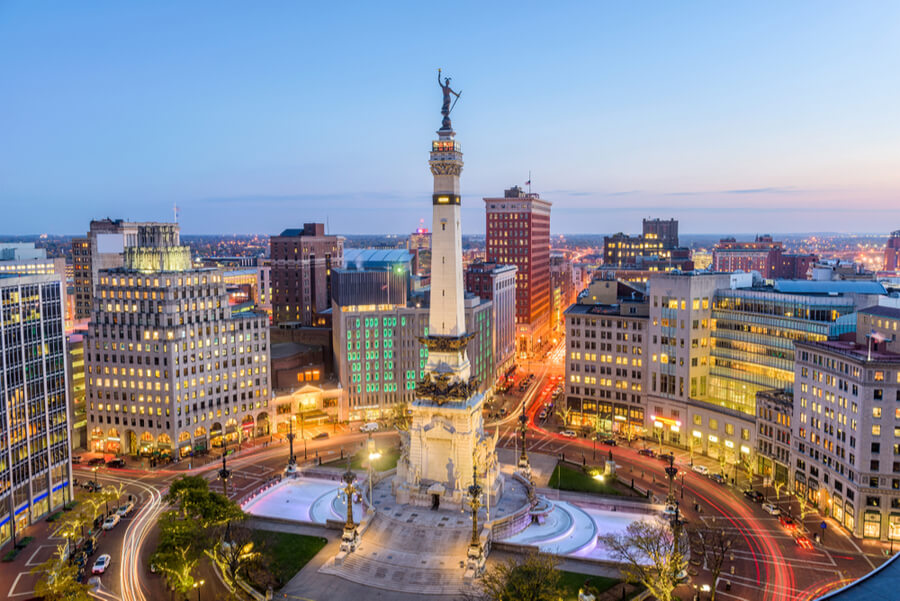 Indianapolis, Indiana, USA skyline