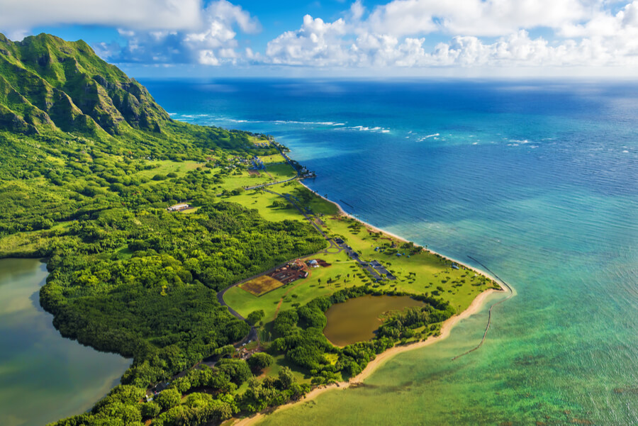 Kaneohe Bay, Hawaii, Oahu, Hawaii, USA