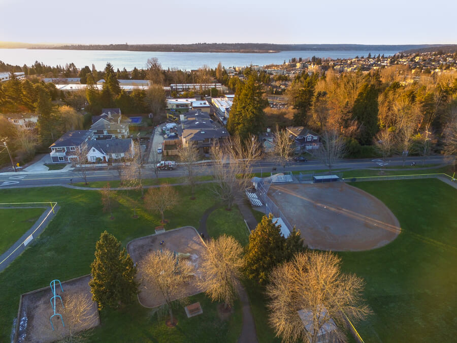 Kirkland and lake Washington. WA
