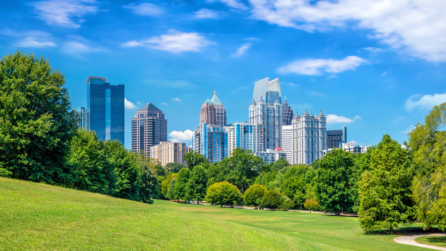 Midtown Atlanta skyline