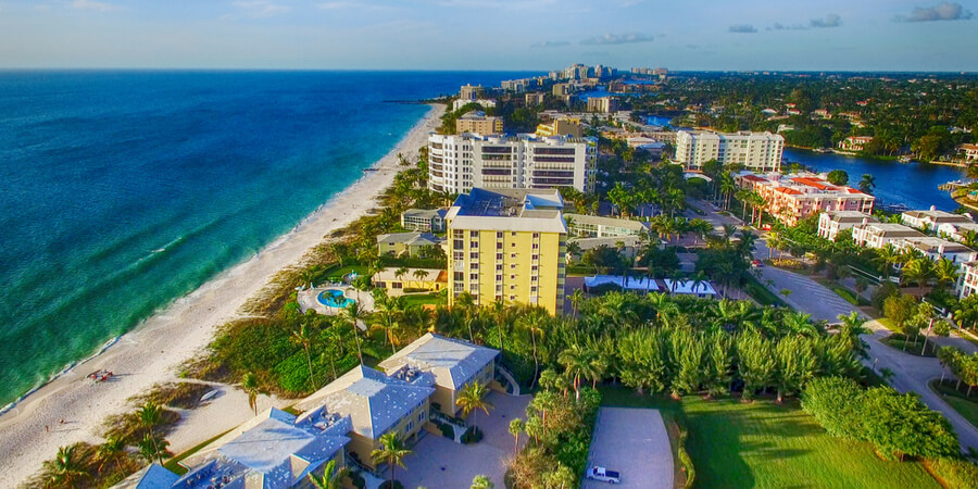 Naples coastline, Florida