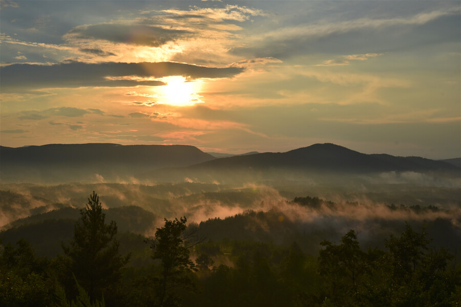 Sunrise Sunset view