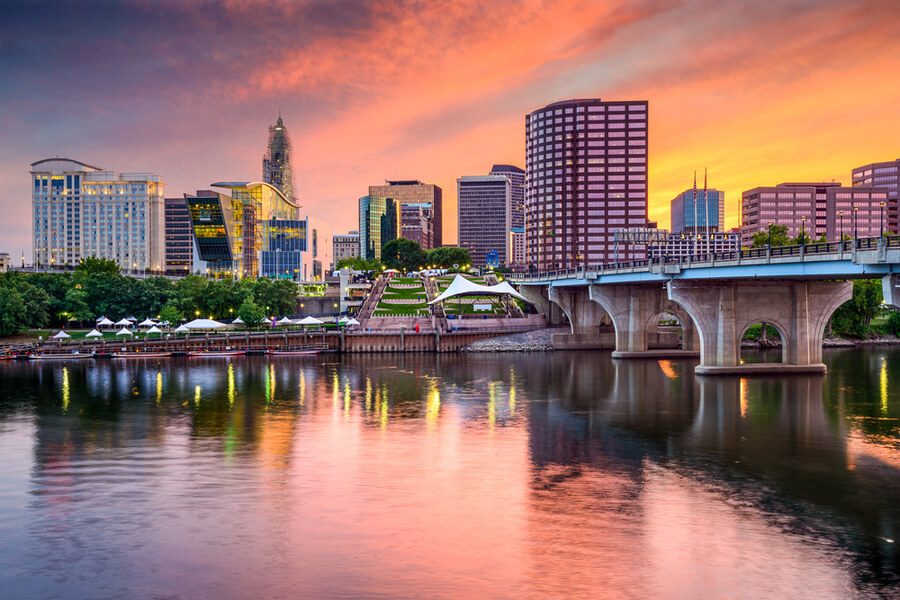 View of Hartford, Connecticut