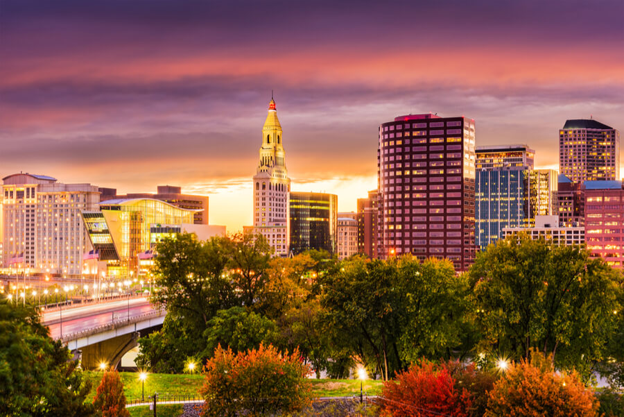 view of Connecticut, USA