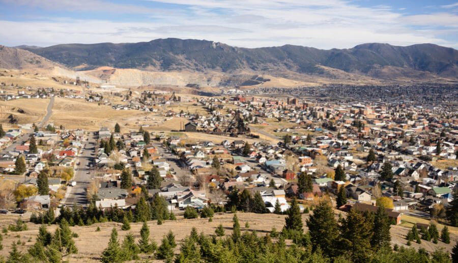 Butte Montana Downtown