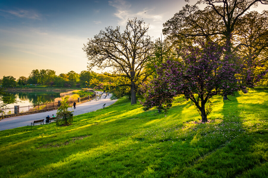 Druid Hill Park, Baltimore, Maryland.