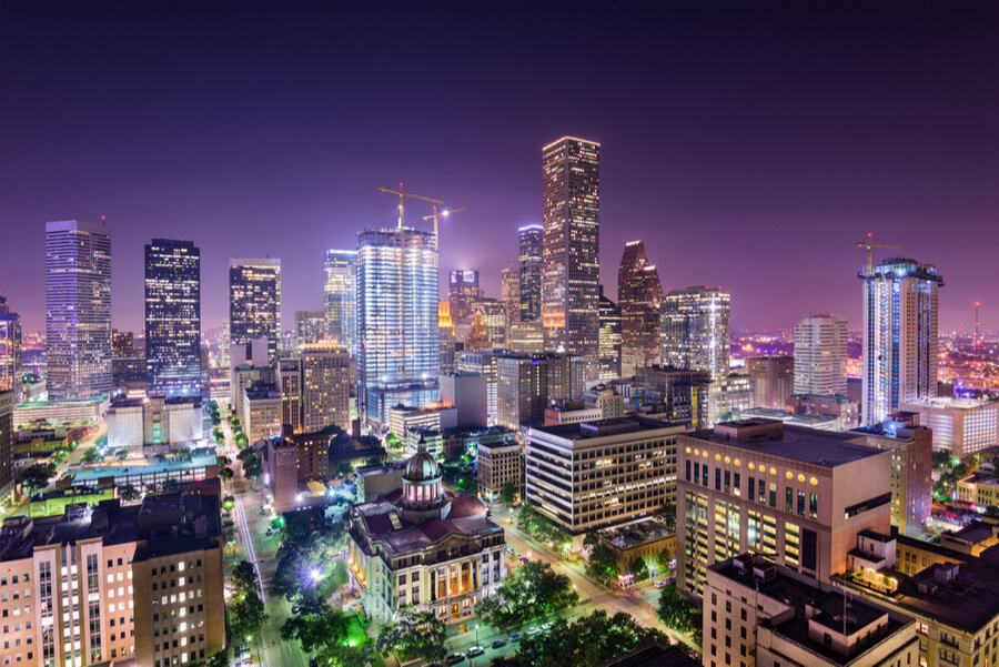Houston, Texas, USA downtown