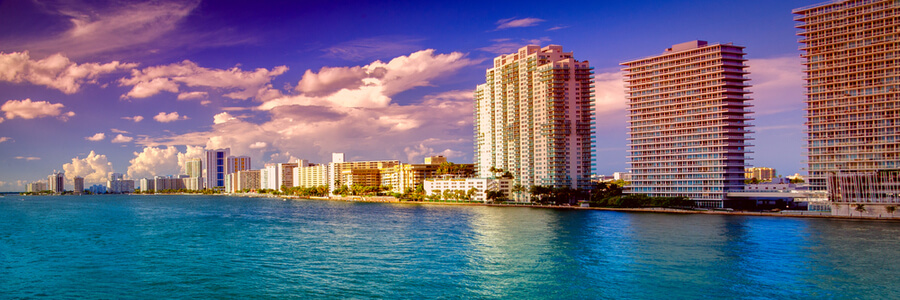 MacArthur Causeway Bridge, Miami, Florida, USA
