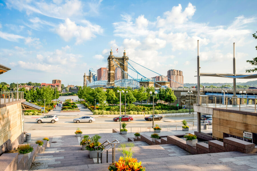 Smale Riverfront Park in Cincinnati, Ohio