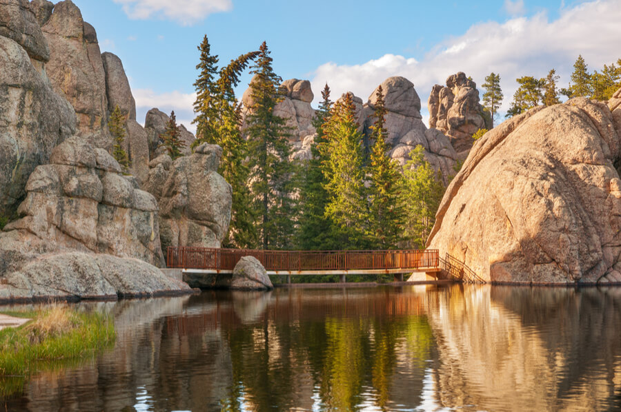 Sylvan Lake in the Black Hills of South Dakota
