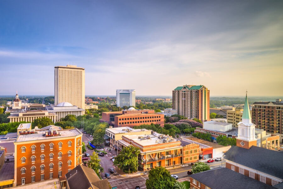 Tallahassee, Florida, USA downtown