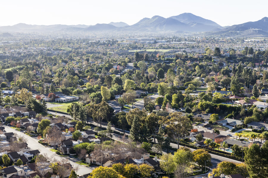 Thousand Oaks and Newbury Park near Los Angeles, California