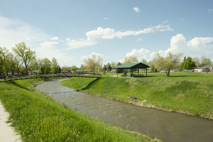 Washington Park in Sheridan, Wyoming