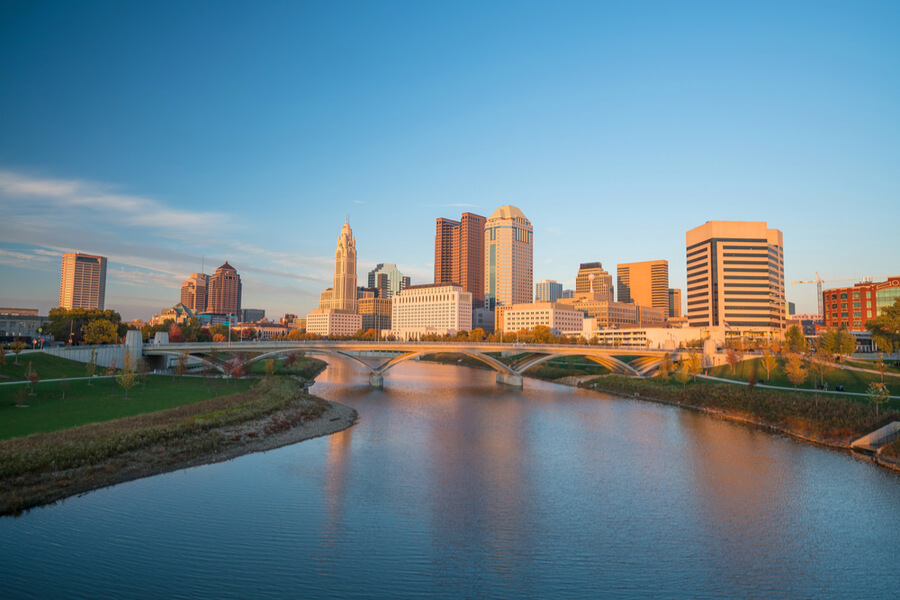 downtown of Columbus Ohio