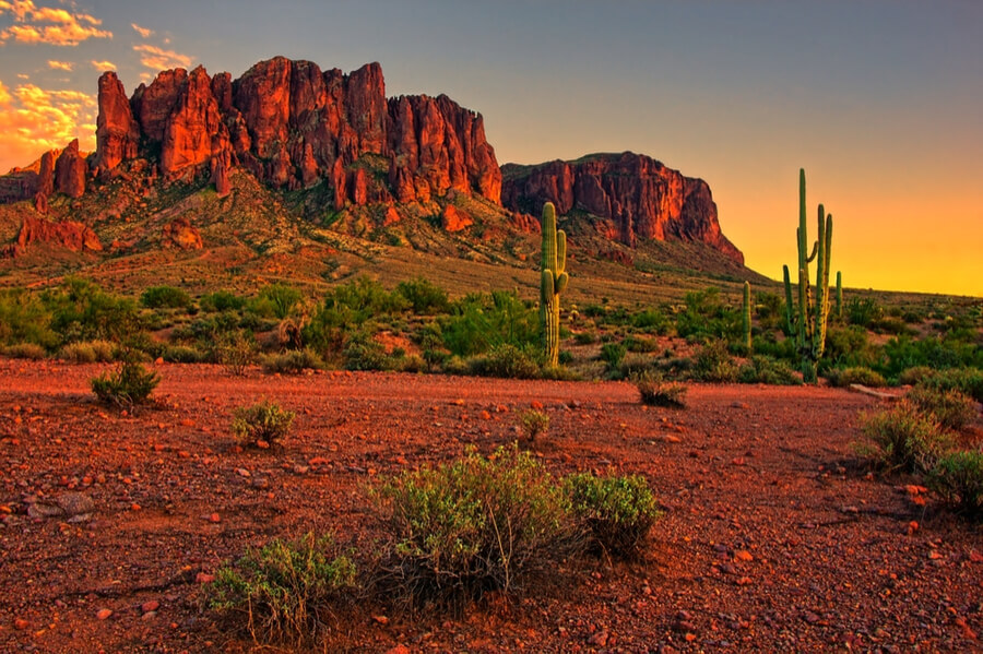 mountains near Phoenix, Arizona, USA