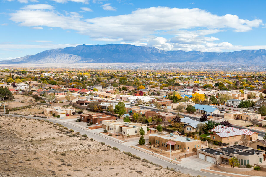 Albuquerque residential suburbs
