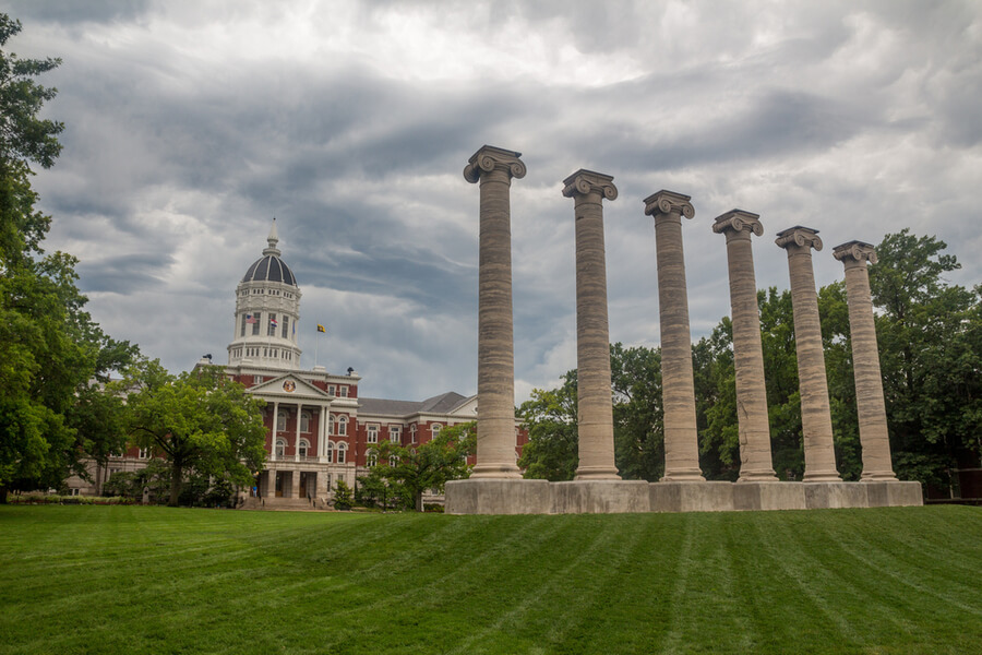 Jesse Hall and Francis Quadrangle