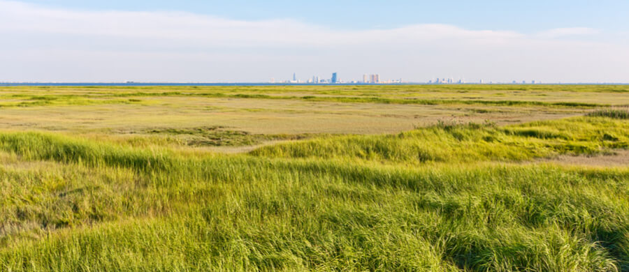 Panorama of the Atlantic City, New Jersey skyline