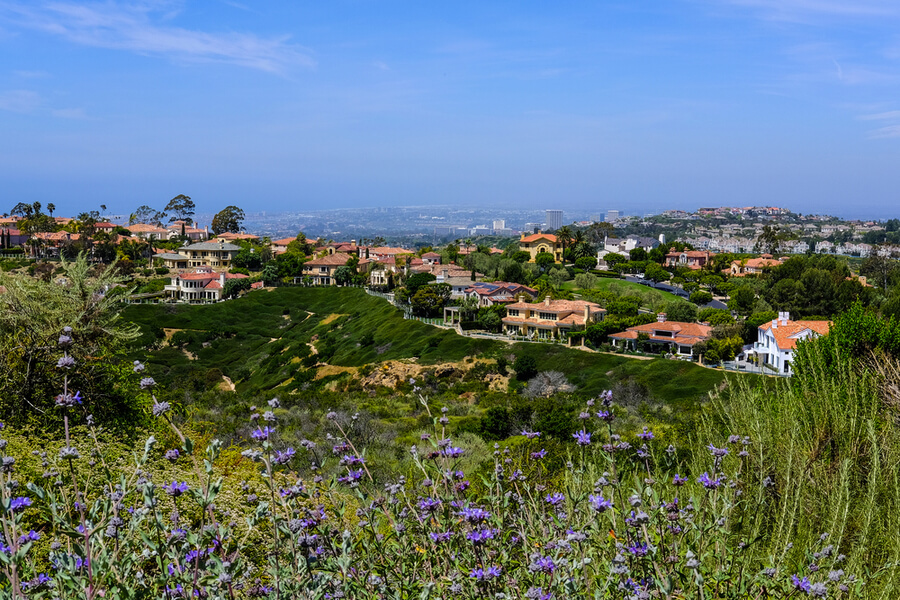 The foothills of the Laguna Hills area