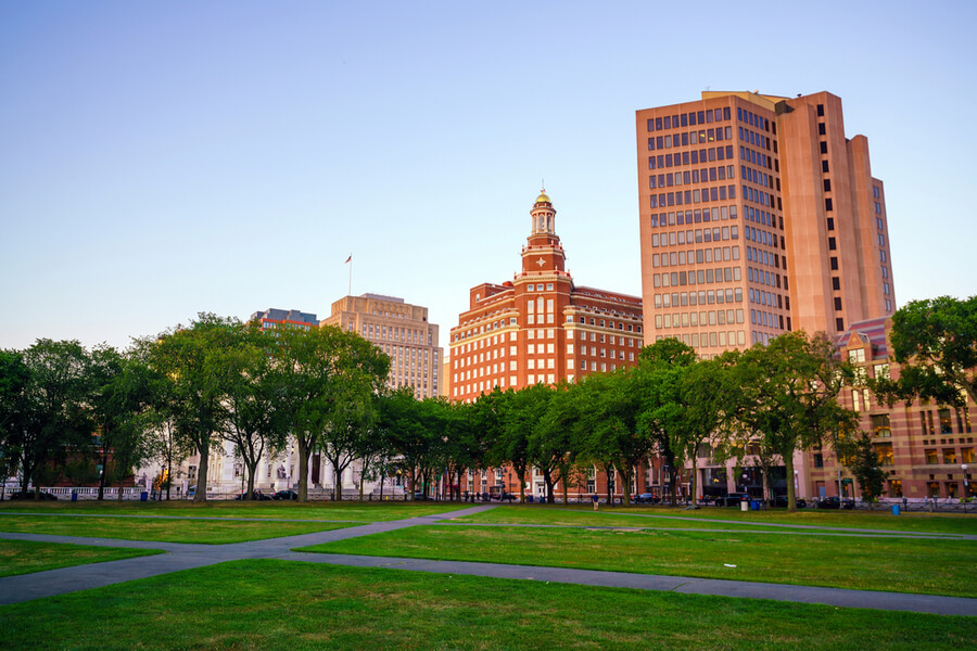 Downtown New Haven skyline