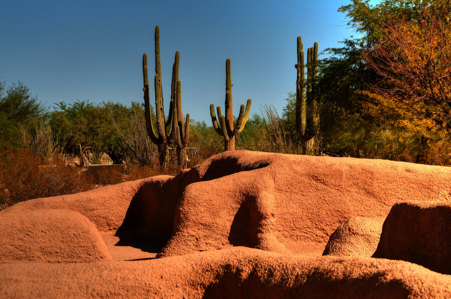 Hohokam Indians in Arizona USA
