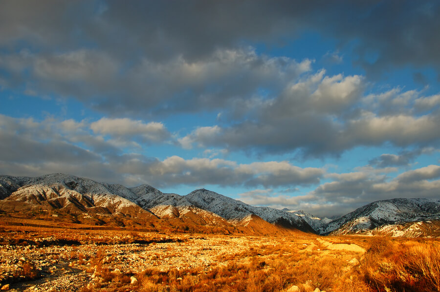 San Bernardino Mountains with Santa Ana Mountains