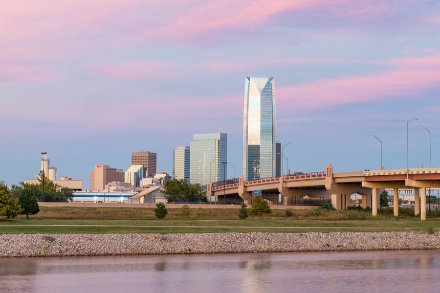 Skyline of Oklahoma City, OK