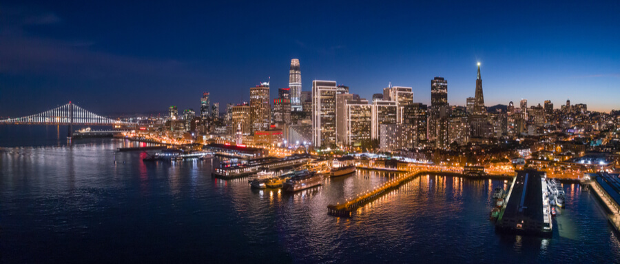 View of San Francisco at Dusk