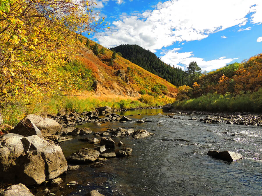 waterton canyon, littleton, colorado