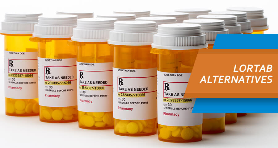 Bottles with Lortab Alternatives