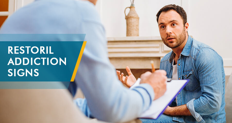 Restoril Addiction Symptoms in patient