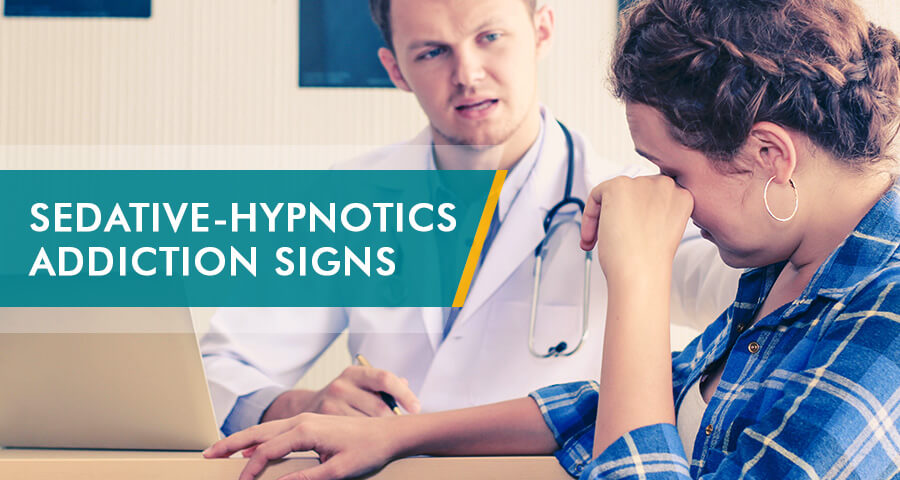 woman describes Sedative-Hypnotics Addiction Signs