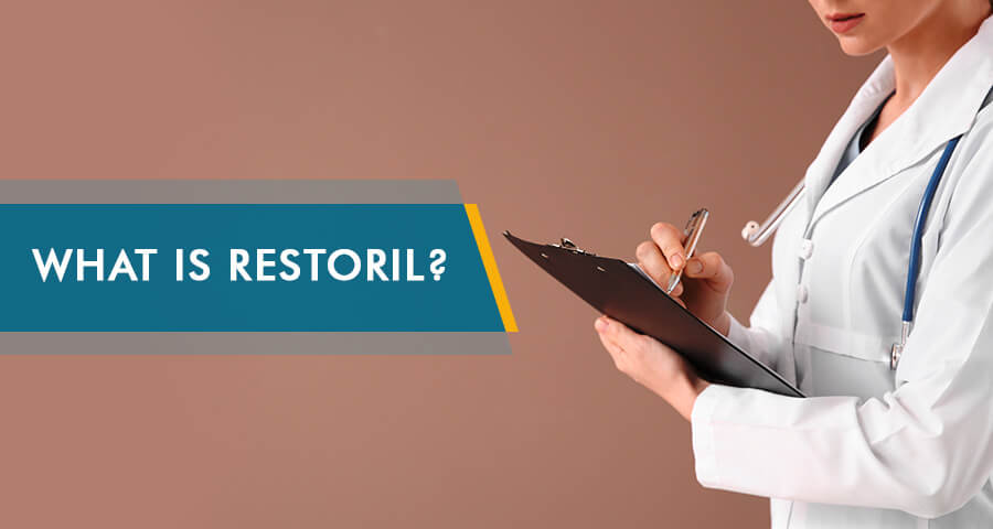 doctor is writing notes about restoril abuse