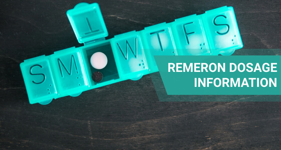 what is remeron dosage for different conditions