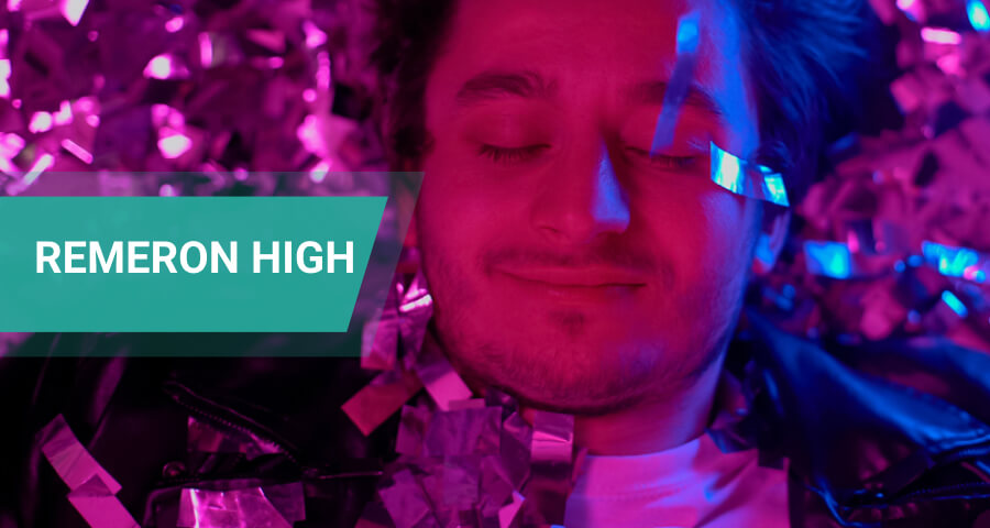 does remeron really cause high