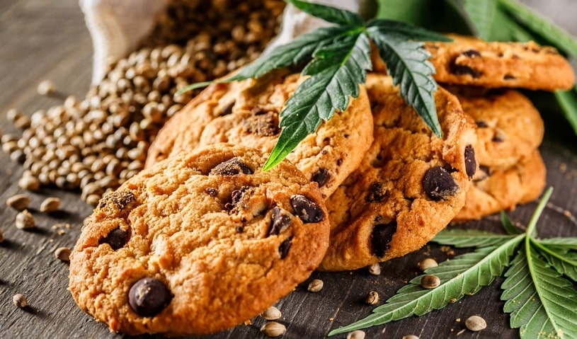 Cookies with cannabis.