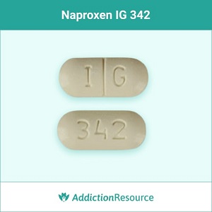 Naproxen IG 342 pill.