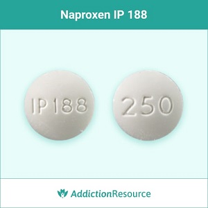 Naproxen IP 188 pill.