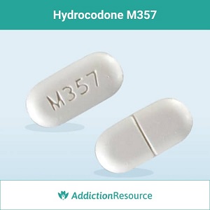 Hydrocodone M357 pills.