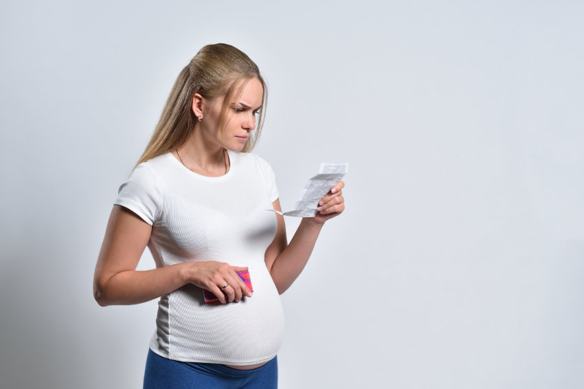A pregnant woman reads Lexapro's instruction whether it is safe to take this drug while pregnant.