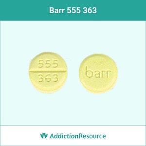 Berr 363 Valium pill.