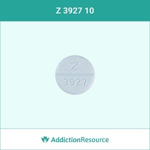 X3927 Valium blue pill.