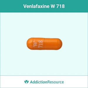 Venlafaxine W 718 pill.