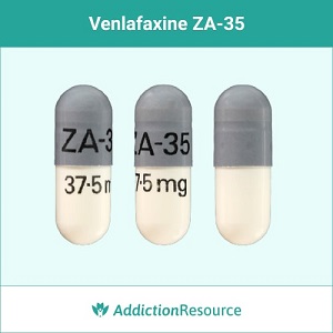 Venlafaxine ZA-35 pill.