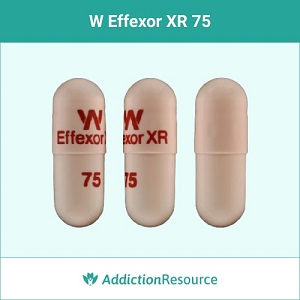 W Effexor XR 75 pill.