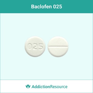 Baclofen 025 pill.